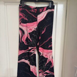 NEW with Tags Eva Varro Black and Hot Pink Pants sz M
